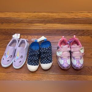 NWT Bundle of 3 pairs of Girls Sneakers - Kids